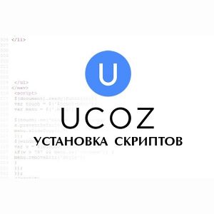 Установка скриптов на UCOZ сайт