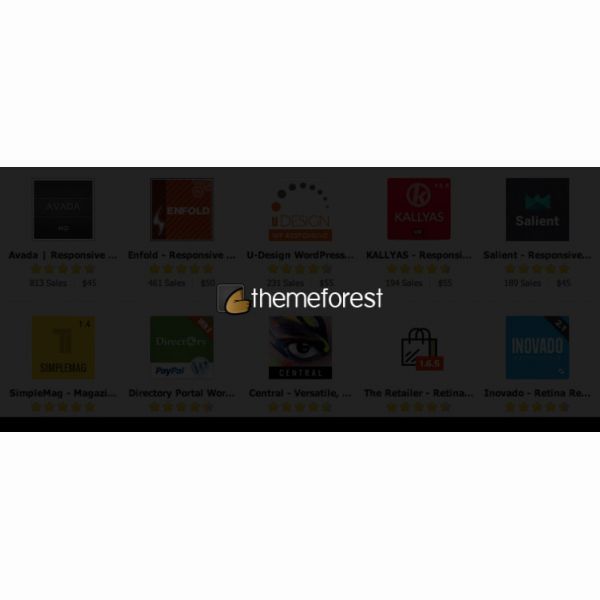 Любой шаблон с themeforest