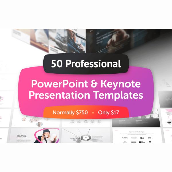 Исходники 50 профессиональных презентаций PowerPoint и Keynote