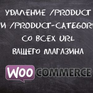 Удалю product-category и product из url в Woocommerce