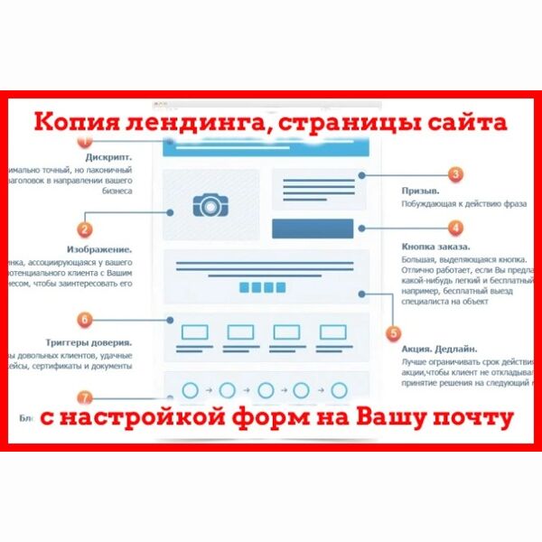 Копия лендинга, скопировать landing page